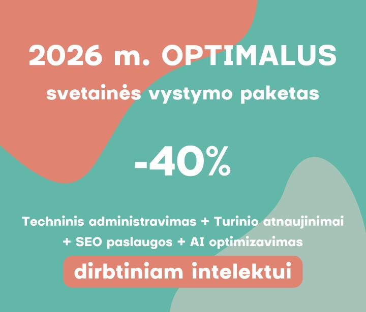 svetainių priežiūra