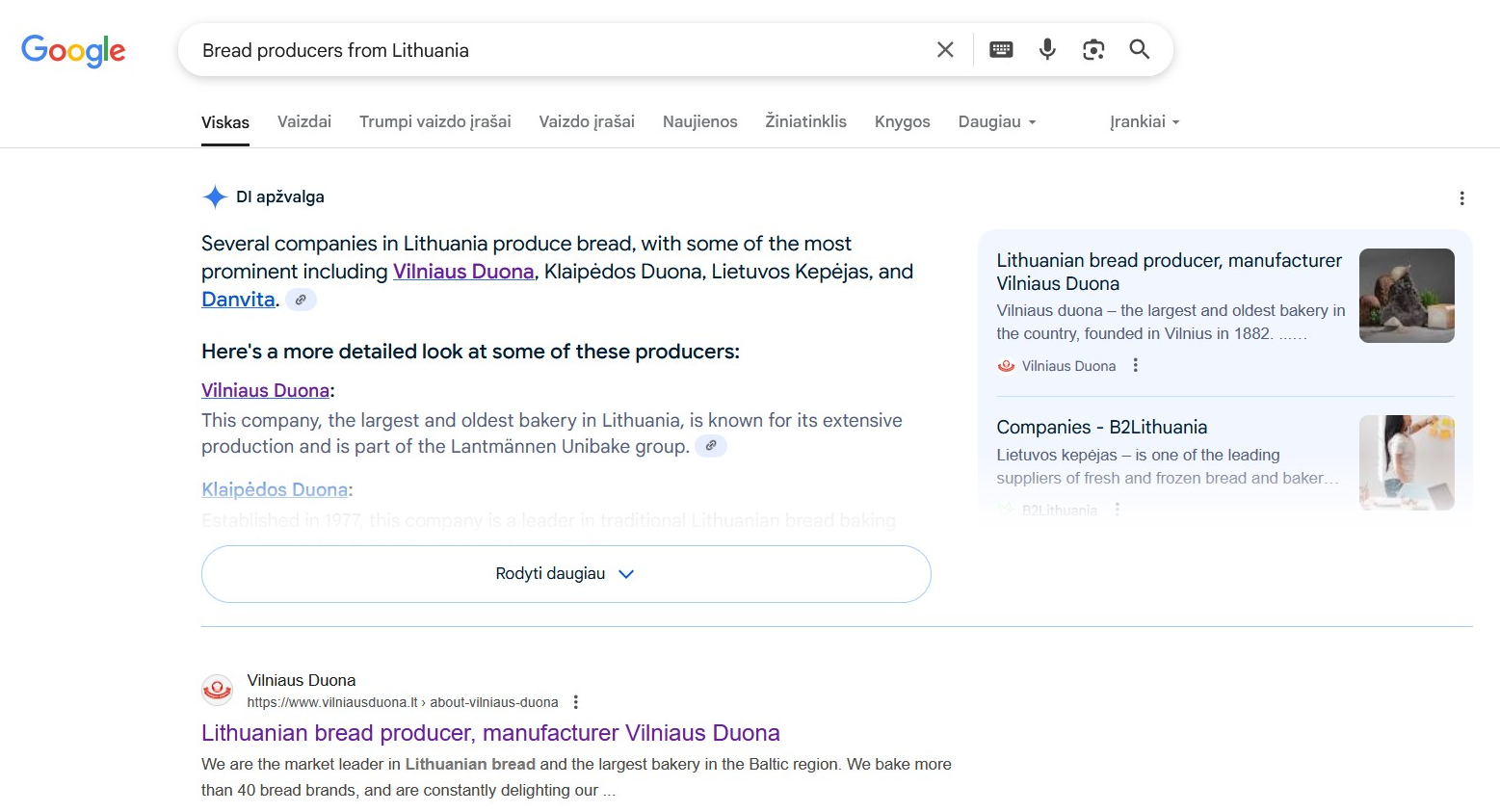 AI SEO paslaugos Lietuvoj